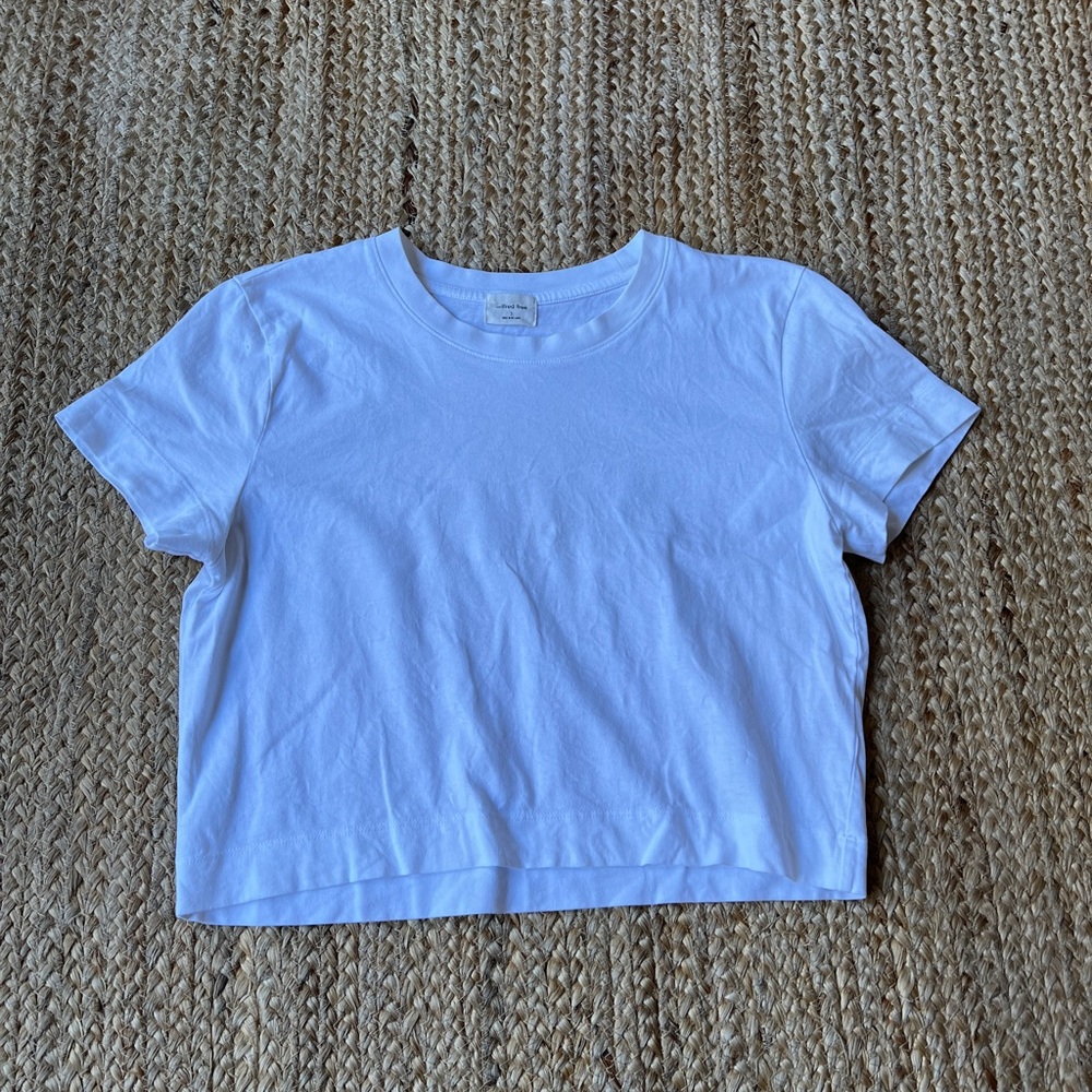 Wilfred White Crop Top